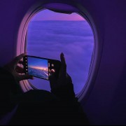 پروفایل عکاسی آسمان ابر مود هواپیما