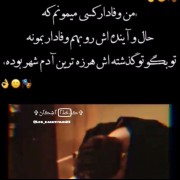 من وفادار کسی میمونم که..... 🙃🚫😉