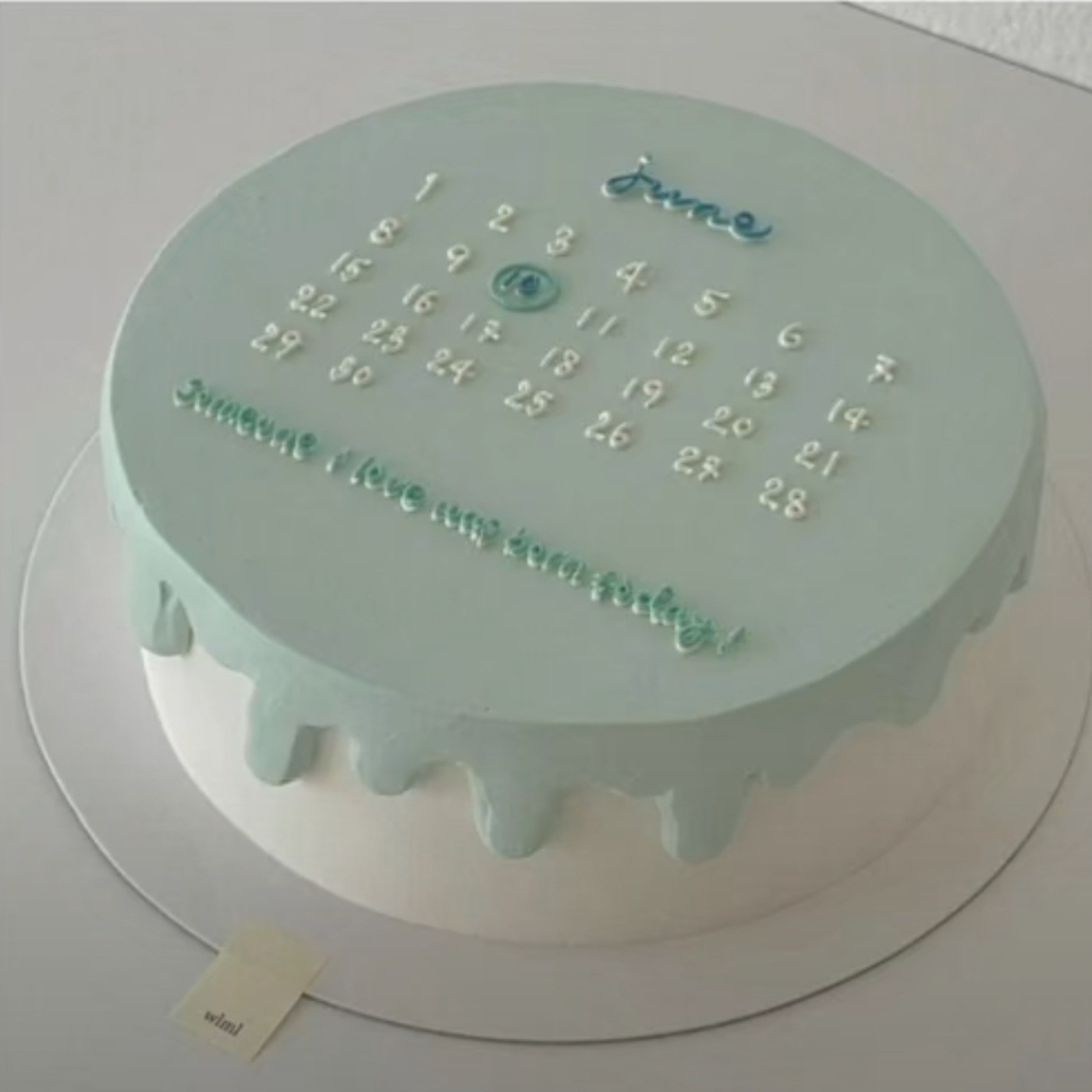 ایده ی کیک تولد با رنگ سبز روشن ...💚