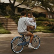 عکس دوچرخه سوا ی عاشقانه دونفری