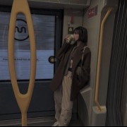 پروفایل دخترانه سوار مترو تنها گنگ