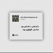 Hichkas Spotify lyrics>>>>اون مثل داداشم بود