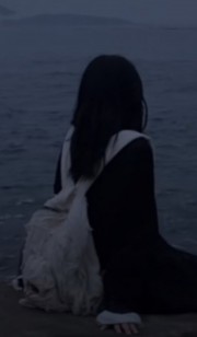 دریا غمگین دختر زیبا سیاه@....