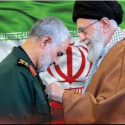 حاج قاسم سلیمانی ، پرچم ایران ،