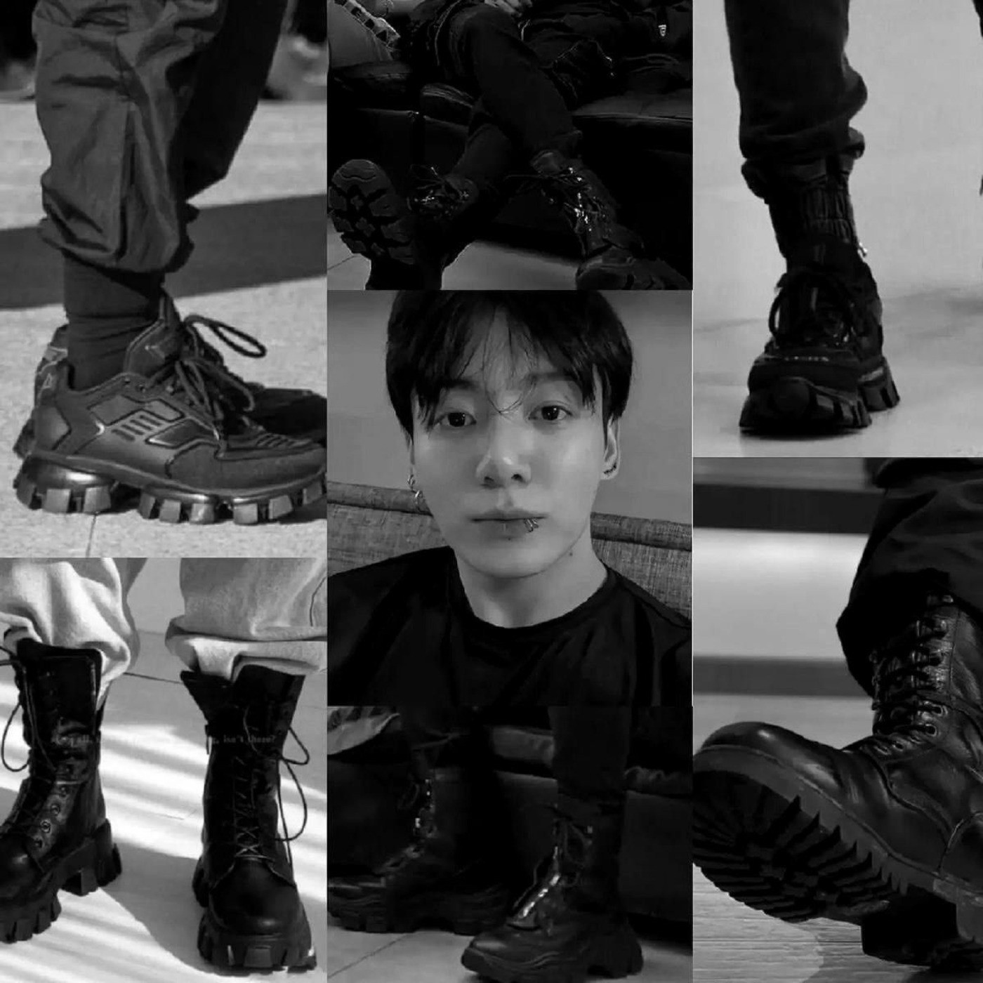 Style Jeon Jungkook🐰 🖤⛓️⛓️😎